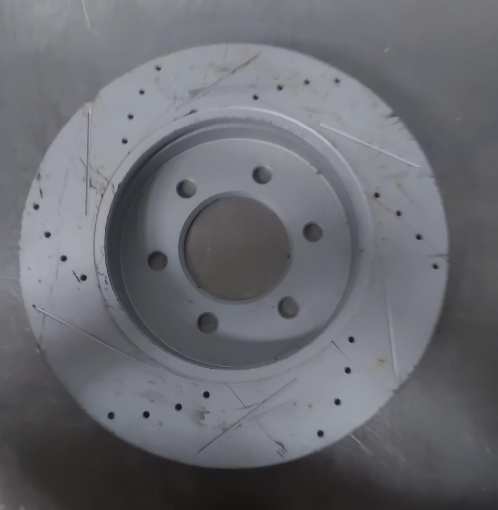 Disco delantero ventilado perforado para Ford F-150/Lincoln Mark LT 04-08