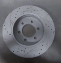 Disco delantero ventilado perforado para Ford F-150/Lincoln Mark LT 04-08