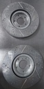 Disco delantero perforados y ventilados para Nissan infiniti G35/G37/G60 2003-2016