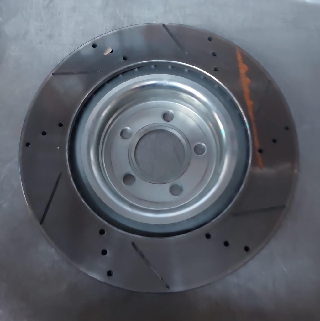 Disco delantero izquierdo ventilado perforado para Jeep Wrangler 2011