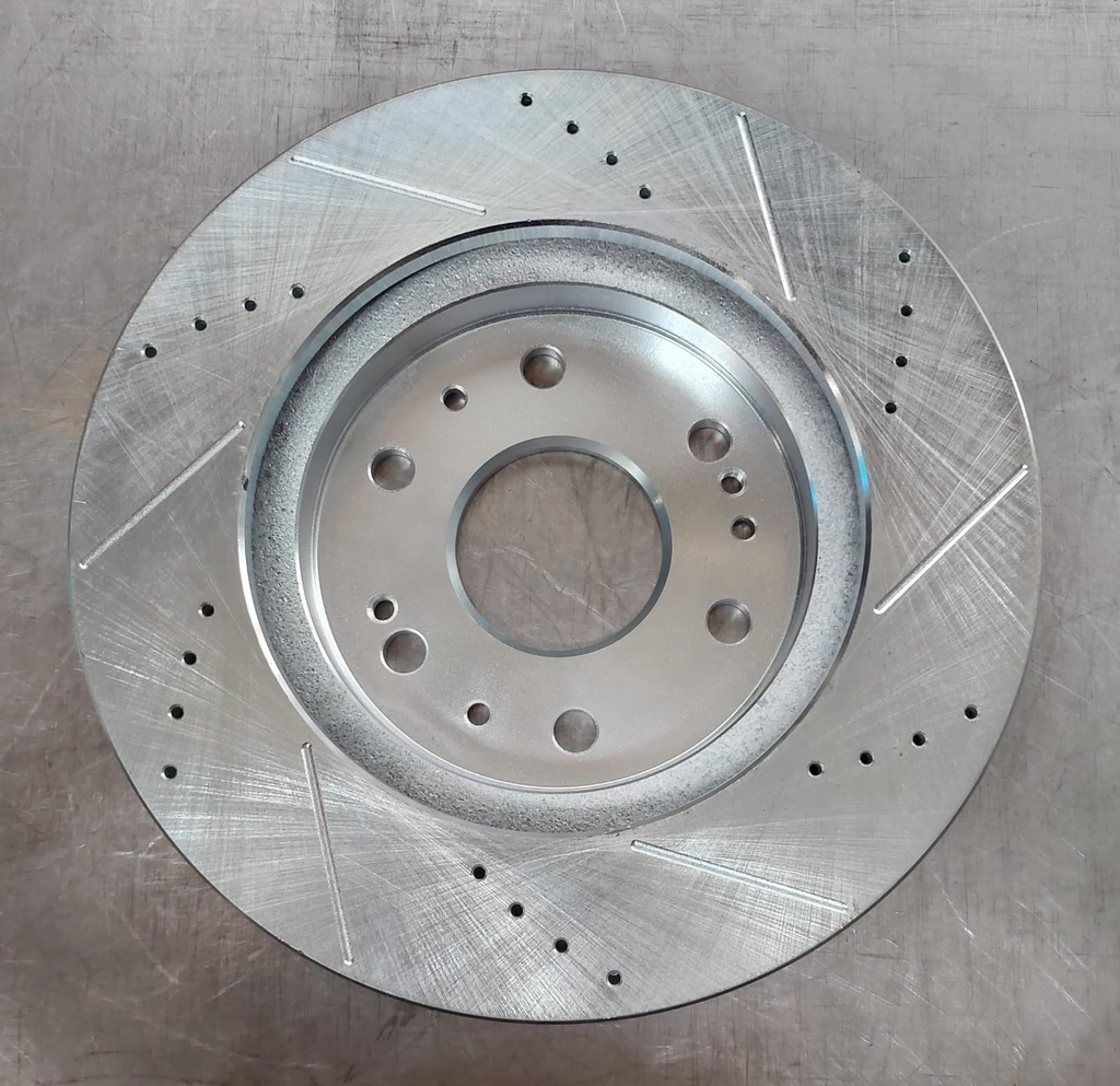 Disco delantero izquierdo ventilado perforado para Chevrolet Avalanche 2007