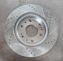 Disco delantero izquierdo ventilado perforado para Chevrolet Avalanche 2007