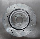 Disco delantero izquierdo ventilado perforado para Dodge Challenger GT 17-18