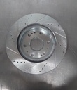 Disco delantero derecho perforado ventilado para Cadillac Escalade 2007-2008