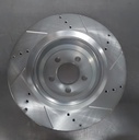 Disco trasero izquierdo perforado ventilado para CHRYSLER 300 2005-2010