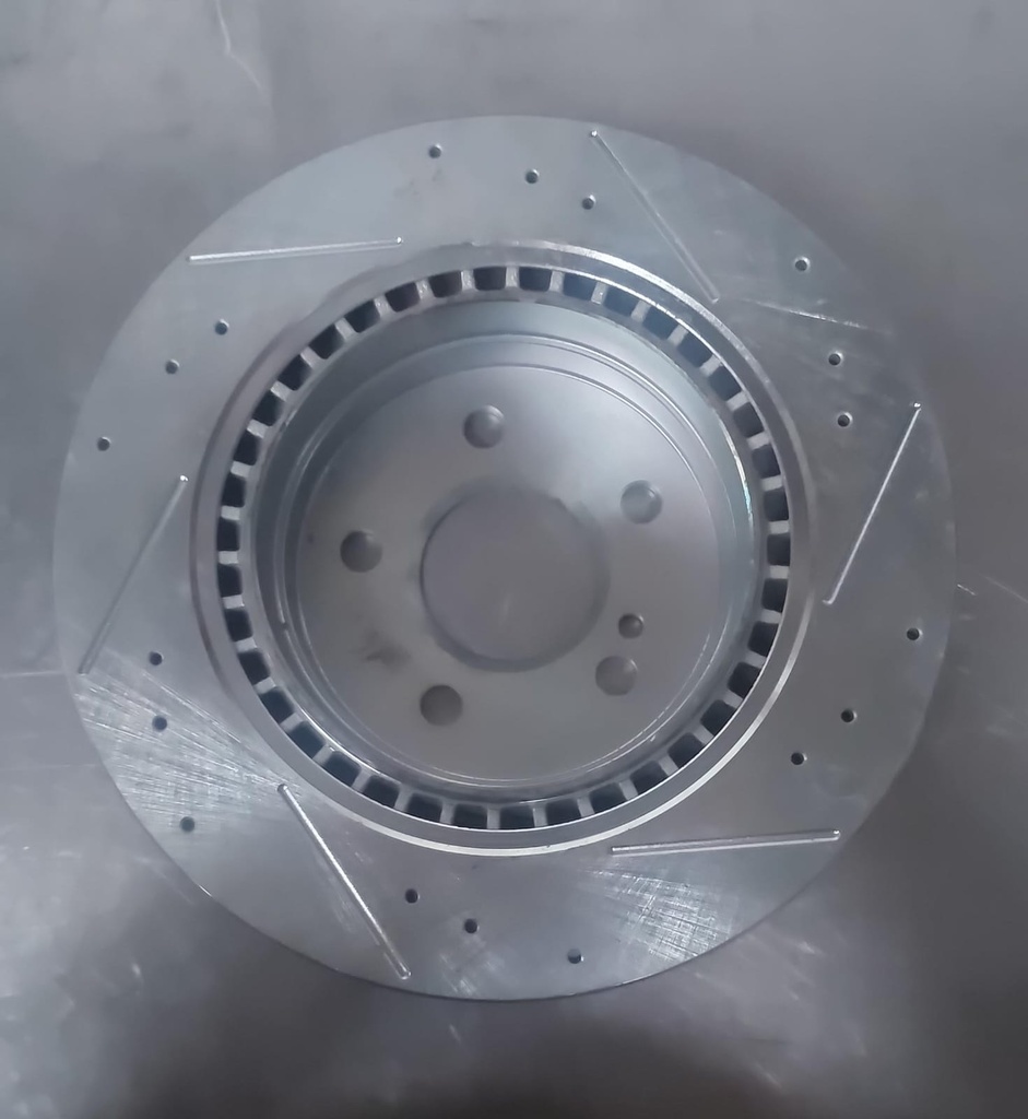 Disco trasero izquierdo ventilado perforado para Mercedes Benz  C250 12-15