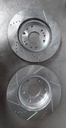 Discos delanteros ventilados perforados para Chevrolet Silverado/Avalanche/Tahoe/Suburban 09-20