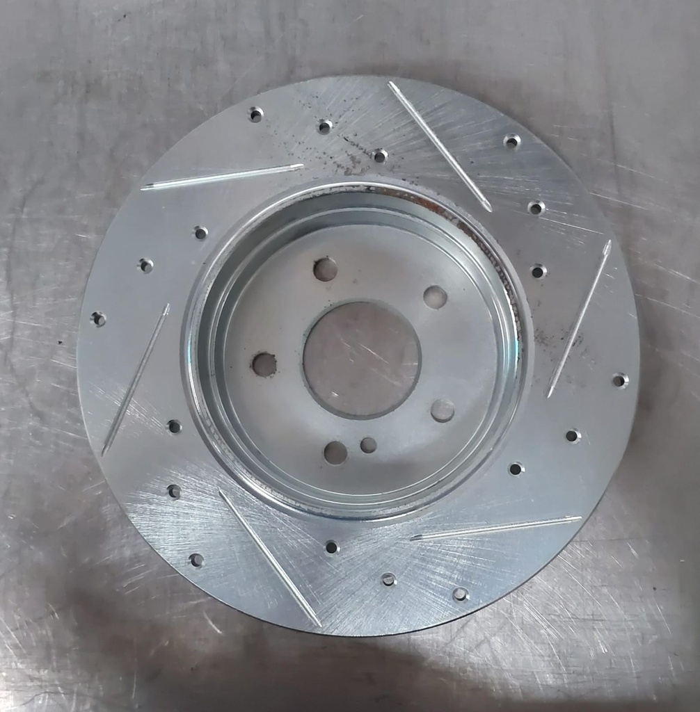 Disco trasero izquierdo perforado para Mercedes-Benz E430 2000-2011