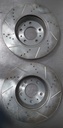 Disco delantero derecho e izquierdo perforado ventilado para Pontiac Solstice 2006-2009