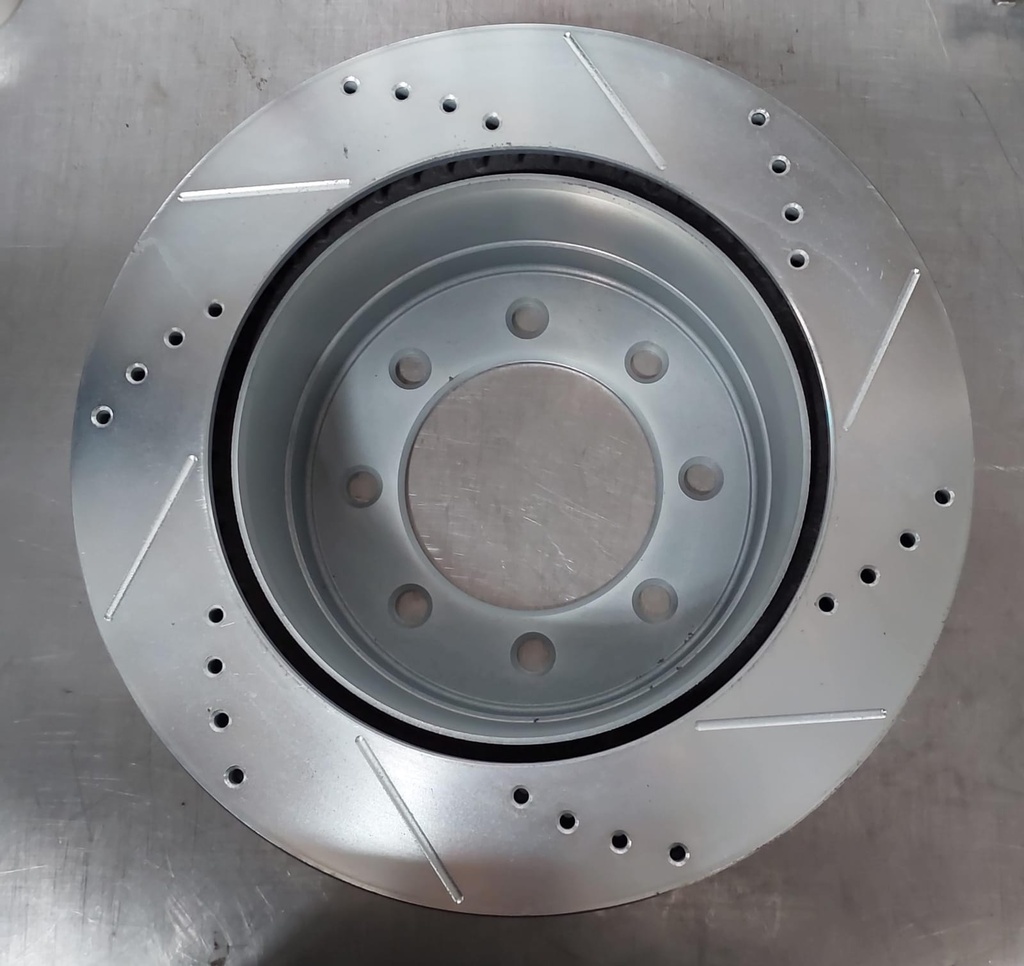 Disco trasero ventilado perforado para Ford F-250 Super Duty 13-21