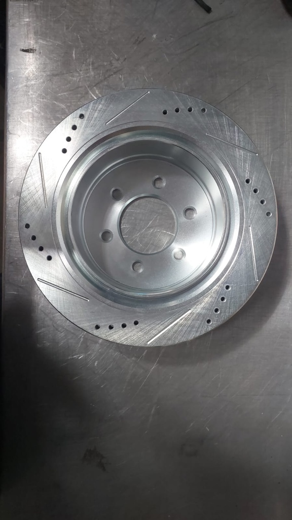 Disco trasero derecho perforado ventilado para Ford F-150 2012-2013