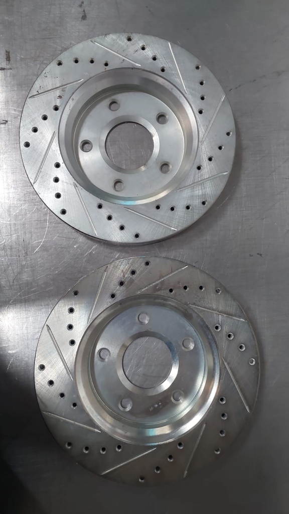 Disco delantero derecho e izquierdo perforados ventilados para Dodge Journey/VW Routan 2009-2014