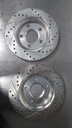 Disco delantero derecho e izquierdo perforados ventilados para Dodge Journey/VW Routan 2009-2014