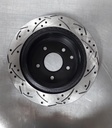 Disco trasero perforado ventilado para Nissan Rogue 2002-2022