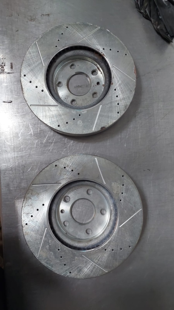 Disco delanteros perforados ventilados para Ford Fusion/Lincoln/MKZ 13-20