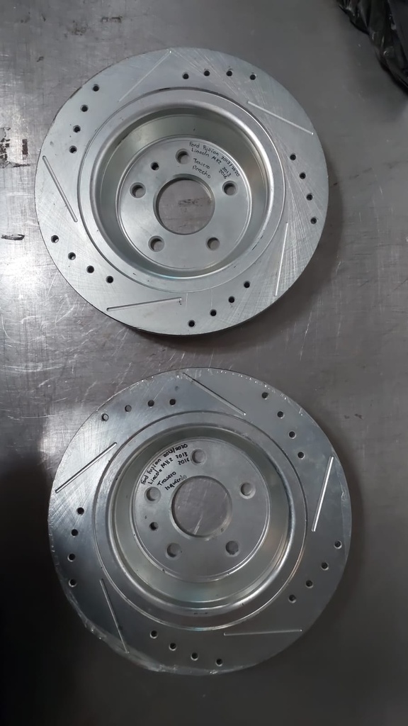 Disco traseros perforados solidos para Ford Fusion/Lincoln MKZ 2013-2020