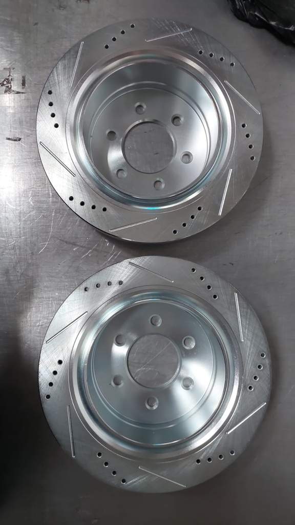 Disco trasero perforado ventilados para Ford F-150 12-18