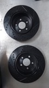 Discos traseros perforado ventilado para Dodge Charger 15-23