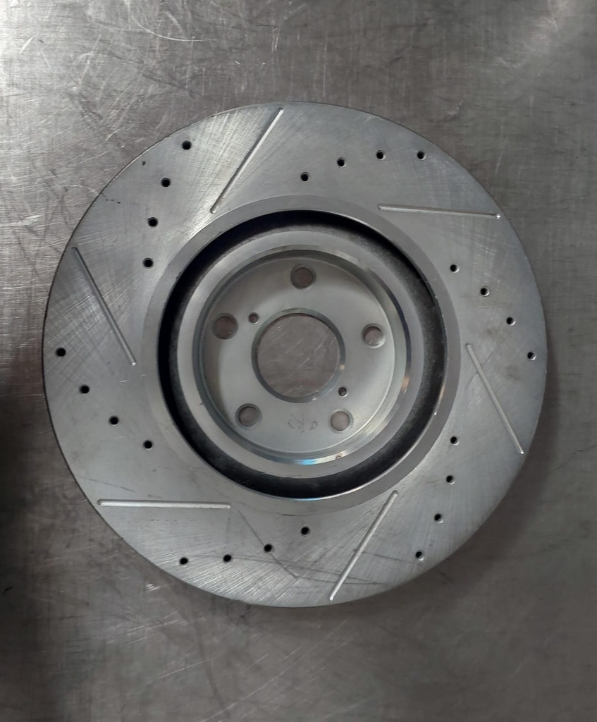 Disco delantero derecho ventilado perforado para Lexus GS200T 16-17