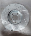 Disco delantero derecho ventilado perforado para Audi A4 2009