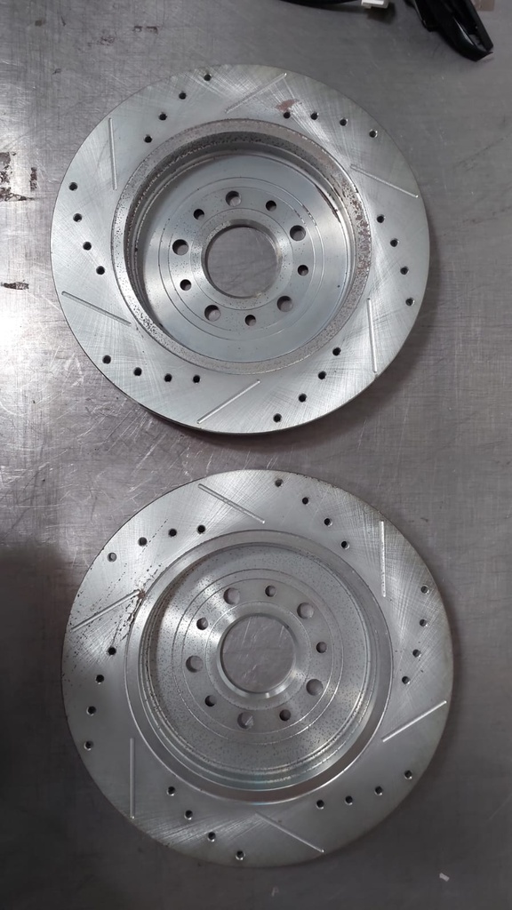 Discos traseros perforados ventilados para Ford Edge Limited 2011-2014