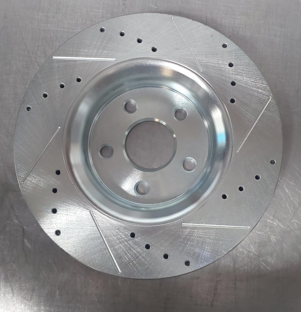 Disco delantero izquierdo perforado ventilado para Dodge Durango 2011-2019