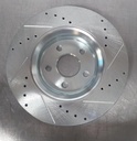 Disco delantero izquierdo perforado ventilado para Dodge Durango 2011-2019