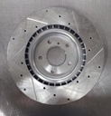 Disco delantero izquierdo perforado ventilado para Nissan 350Z 03-09
