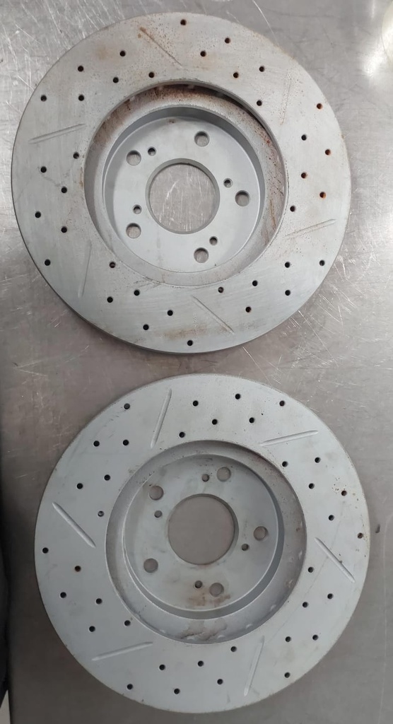 Discos delanteros ventilados perforados para Honda Accord Coupe EX/Sedan EX 11-12