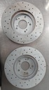 Discos delanteros ventilados perforados para Honda Accord Coupe EX/Sedan EX 11-12