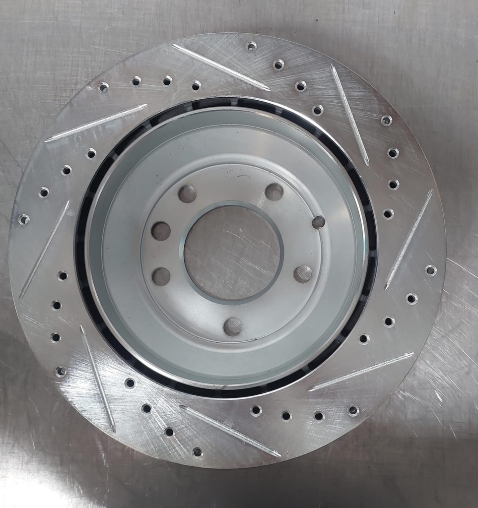 Disco trasero perforado ventilado para Audi Q7/Porsche Cayenne 2015-2018