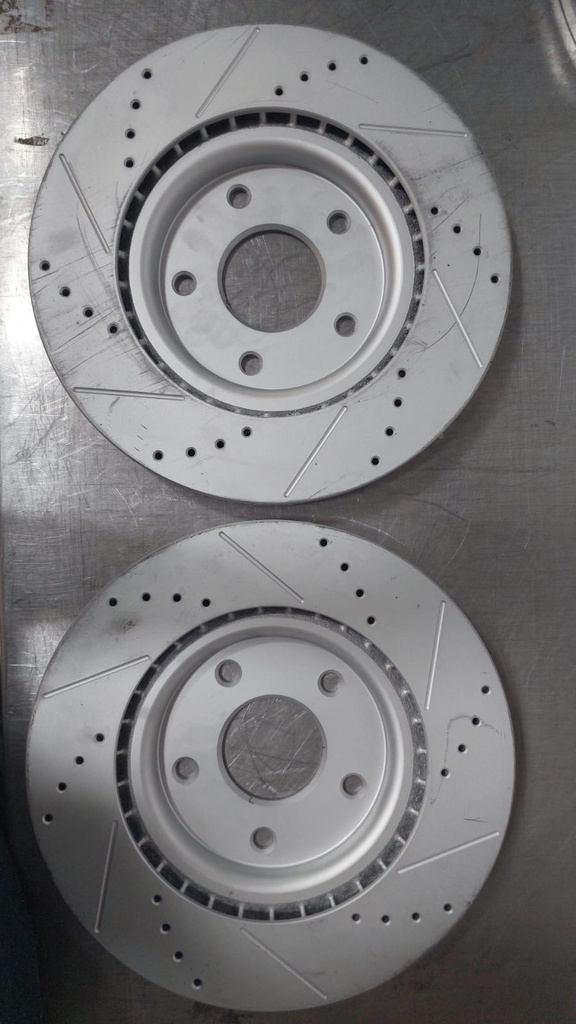Discos trasero perforado ventilados para Honda Civic Integra 98-01