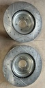 Discos delanteros perforados ventilados para AUDI A4 17-19