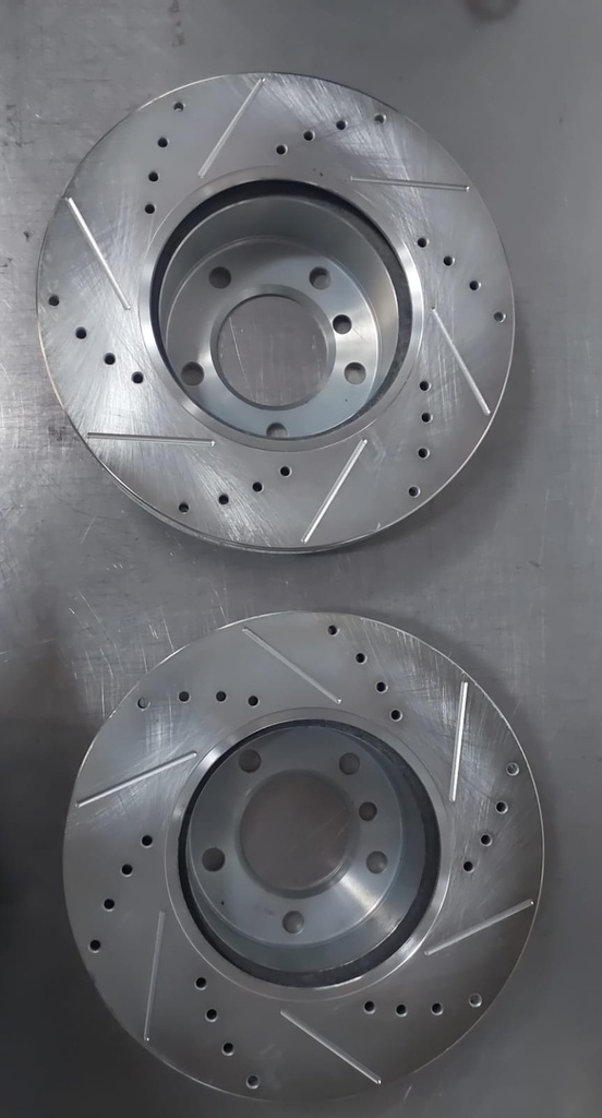 Discos delanteros perforados y ventilados para BMW 128I 2003-2013