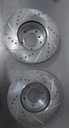 Discos delanteros perforados y ventilados para BMW 128I 2003-2013