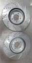 Discos delanteros ventilados perforados para Nissan 370Z/Infiniti QX70 12-23