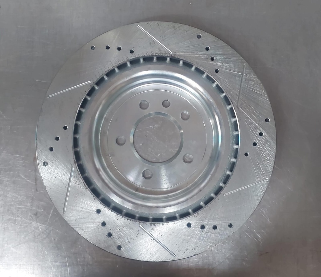 Disco izquierdo trasero ventilado perforado para Land Rover Defeneder 110 2021