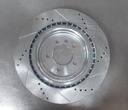 Disco izquierdo trasero ventilado perforado para Land Rover Defeneder 110 2021