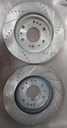 Discos delanteros ventilados perforados para Chevrolet Avalanche/Silverado 1500/Tahoe/Suburban 05-20