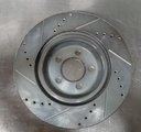 Disco delantero derecho ventilaado perforado para Dodge Challenger GT/Charger 17-18