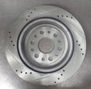 Disco trasero derecho ventilado perforado para RAM 1500 2019-2022
