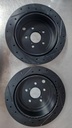 Discos traseros ventilados perforados para Toyota Highlander/Sienna 2010-2018