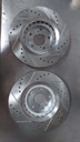 Discos de freno delanteros ventilados perforados para Toyota Highlander/Sienna 08-19