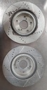 Discos delanteros ventilados perforados para Toyota Scion/Lexus ES350 07-18