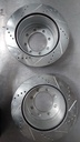 Discos traseros perforados ventilados Ford F-250/F-350/F-450 6.8L 13-22