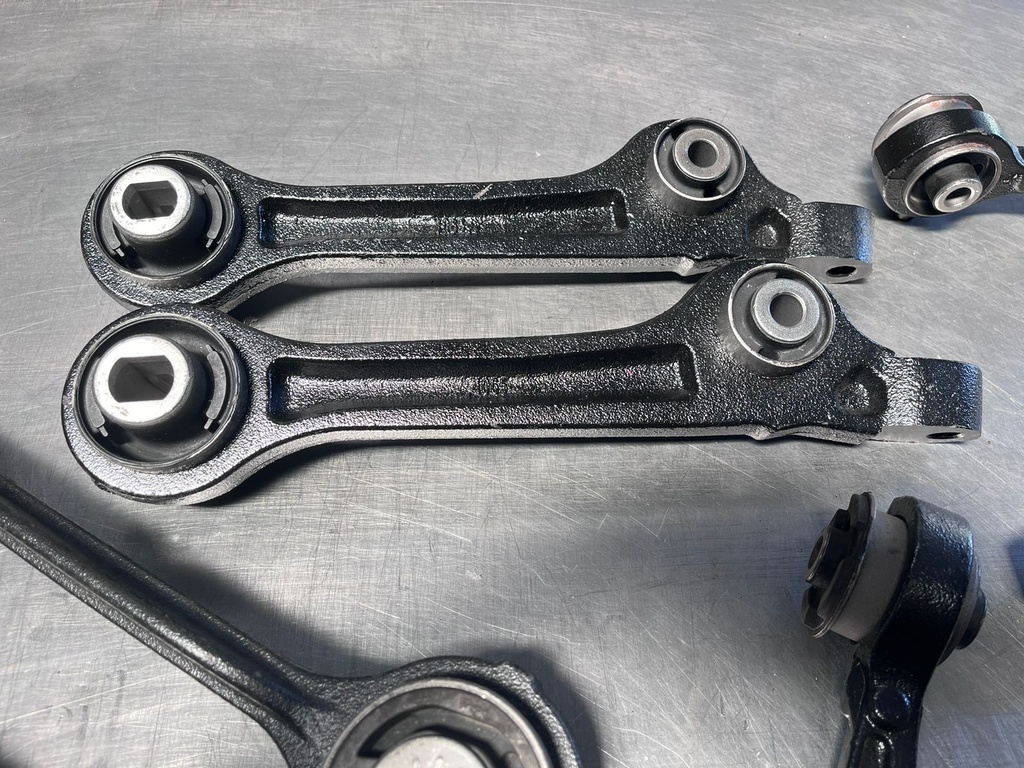 Juego de 6 piezas de suspensión de brazo de control delantero y conjunto de rótula (para RWD; 3.6L/5.7L) compatible con 12-19 Chrysler 300/Dodge Challenger Charger