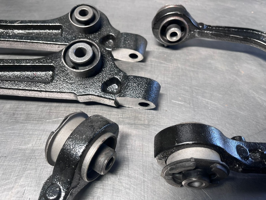 Juego de 6 piezas de suspensión de brazo de control delantero y conjunto de rótula (para RWD; 3.6L/5.7L) compatible con 12-19 Chrysler 300/Dodge Challenger Charger