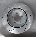 Disco trasero perforado ventilado para CHRYSLER 300 13-14