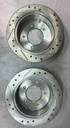 Discos traseros perforados para Jeep Patriot/Compass/Mitsubishi Lancer 08-17