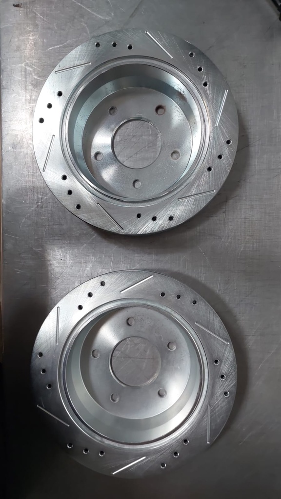 Discos traseros perforados ventilados para Toyota Camry/Avalon 2012-2018